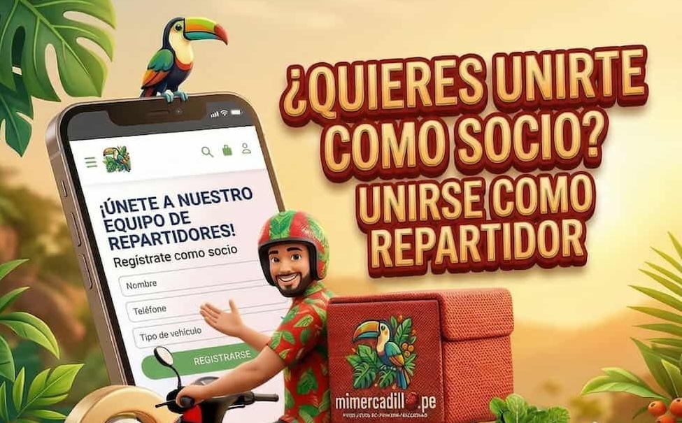 Repartidor de Mimercadillo realizando delivery seguro en Rioja